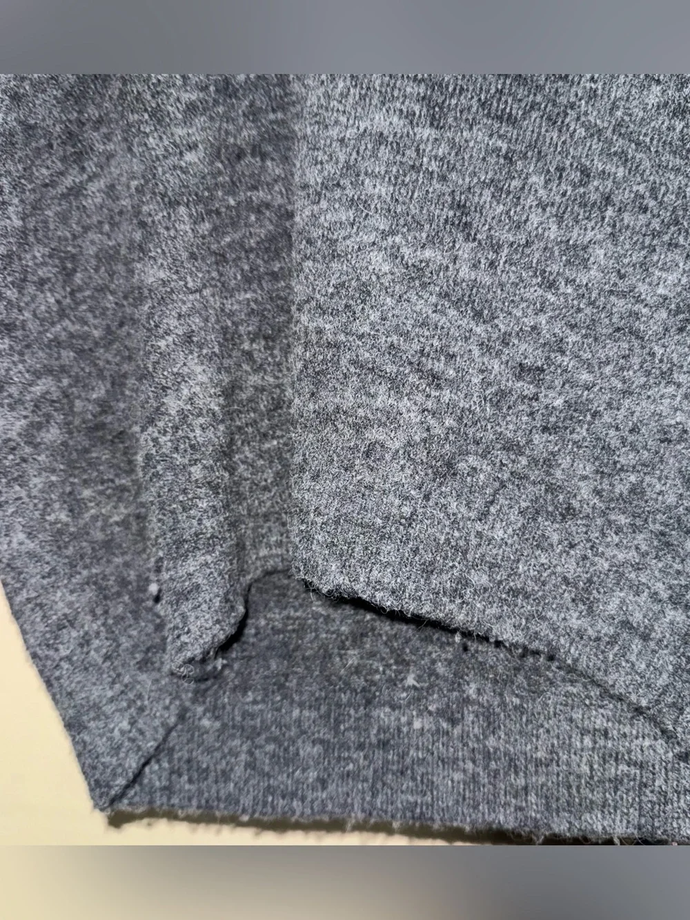 Veronica Beard Valerie Sweater Crystal Embellished Rhinestone Wool Gray Size XS